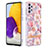 Custodia Silicone Gel Morbida Fantasia Modello Cover Y06B per Samsung Galaxy A73 5G Rosa