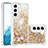 Custodia Silicone Gel Morbida Fantasia Modello Cover Y06B per Samsung Galaxy S22 Plus 5G
