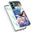 Custodia Silicone Gel Morbida Fantasia Modello Cover Y07B per Samsung Galaxy S21 FE 5G Marrone
