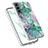 Custodia Silicone Gel Morbida Fantasia Modello Cover Y07B per Samsung Galaxy S21 FE 5G Multicolore