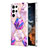 Custodia Silicone Gel Morbida Fantasia Modello Cover Y08B per Samsung Galaxy S22 Ultra 5G