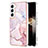 Custodia Silicone Gel Morbida Fantasia Modello Cover Y11B per Samsung Galaxy S25 Plus 5G Rosa