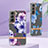 Custodia Silicone Gel Morbida Fantasia Modello Cover Y12B per Samsung Galaxy S21 5G