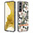 Custodia Silicone Gel Morbida Fantasia Modello Cover Y12B per Samsung Galaxy S21 5G Bianco