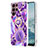 Custodia Silicone Gel Morbida Fantasia Modello Cover Y13B per Samsung Galaxy S21 Ultra 5G