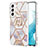 Custodia Silicone Gel Morbida Fantasia Modello Cover Y14B per Samsung Galaxy S21 5G