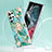Custodia Silicone Gel Morbida Fantasia Modello Cover Y14B per Samsung Galaxy S21 Ultra 5G