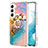 Custodia Silicone Gel Morbida Fantasia Modello Cover Y15B per Samsung Galaxy S21 5G Colorato