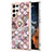 Custodia Silicone Gel Morbida Fantasia Modello Cover Y15B per Samsung Galaxy S21 Ultra 5G