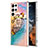 Custodia Silicone Gel Morbida Fantasia Modello Cover Y15B per Samsung Galaxy S21 Ultra 5G Colorato
