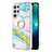Custodia Silicone Gel Morbida Fantasia Modello Cover Y16B per Samsung Galaxy S21 Ultra 5G