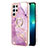Custodia Silicone Gel Morbida Fantasia Modello Cover Y16B per Samsung Galaxy S22 Ultra 5G