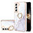 Custodia Silicone Gel Morbida Fantasia Modello Cover Y16B per Samsung Galaxy S24 5G