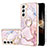 Custodia Silicone Gel Morbida Fantasia Modello Cover Y16B per Samsung Galaxy S24 5G Rosa