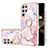 Custodia Silicone Gel Morbida Fantasia Modello Cover Y16B per Samsung Galaxy S25 Ultra 5G Rosa