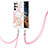 Custodia Silicone Gel Morbida Fantasia Modello Cover Y18B per Samsung Galaxy S21 Ultra 5G Rosa