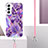 Custodia Silicone Gel Morbida Fantasia Modello Cover Y18B per Samsung Galaxy S23 5G