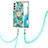 Custodia Silicone Gel Morbida Fantasia Modello Cover Y19B per Samsung Galaxy S21 Plus 5G Verde
