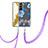 Custodia Silicone Gel Morbida Fantasia Modello Cover Y22B per Samsung Galaxy S21 5G Blu