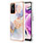 Custodia Silicone Gel Morbida Fantasia Modello Cover YB3 per Xiaomi Redmi Note 12S Lavanda