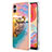 Custodia Silicone Gel Morbida Fantasia Modello Cover YB4 per Samsung Galaxy A04 4G Multicolore