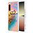 Custodia Silicone Gel Morbida Fantasia Modello Cover YB4 per Sony Xperia 5 IV Multicolore