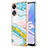 Custodia Silicone Gel Morbida Fantasia Modello Cover YB5 per Oppo A78 5G Colorato