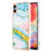 Custodia Silicone Gel Morbida Fantasia Modello Cover YB5 per Samsung Galaxy M04