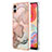 Custodia Silicone Gel Morbida Fantasia Modello Cover YB7 per Samsung Galaxy A04 4G Rosa