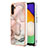 Custodia Silicone Gel Morbida Fantasia Modello Cover YB7 per Samsung Galaxy A54 5G Rosa