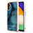 Custodia Silicone Gel Morbida Fantasia Modello Cover YB7 per Samsung Galaxy A54 5G Verde