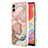 Custodia Silicone Gel Morbida Fantasia Modello Cover YB7 per Samsung Galaxy M04 Rosa