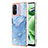 Custodia Silicone Gel Morbida Fantasia Modello Cover YB7 per Xiaomi Redmi 11A 4G Blu