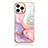Custodia Silicone Gel Morbida Fantasia Modello Cover YJ1 per Apple iPhone 13 Pro Rosa