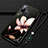 Custodia Silicone Gel Morbida Fiori Cover A01 per Oppo A32 Marrone