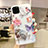 Custodia Silicone Gel Morbida Fiori Cover H06 per Apple iPhone 11 Pro Max Multicolore