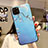 Custodia Silicone Gel Morbida Fiori Cover H08 per Apple iPhone 11 Pro Cielo Blu