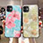 Custodia Silicone Gel Morbida Fiori Cover H09 per Apple iPhone 11