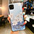 Custodia Silicone Gel Morbida Fiori Cover H16 per Apple iPhone 11 Pro Cielo Blu