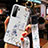 Custodia Silicone Gel Morbida Fiori Cover K01 per Huawei Nova 7 SE 5G
