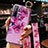 Custodia Silicone Gel Morbida Fiori Cover K01 per Huawei Nova 7 SE 5G