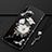 Custodia Silicone Gel Morbida Fiori Cover K01 per Huawei P30 Lite Nero