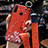 Custodia Silicone Gel Morbida Fiori Cover K02 per Huawei Honor 20 Lite Rosso