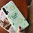 Custodia Silicone Gel Morbida Fiori Cover K02 per Huawei Honor 20 Pro Verde