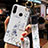Custodia Silicone Gel Morbida Fiori Cover K02 per Huawei Honor 20E Bianco