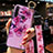 Custodia Silicone Gel Morbida Fiori Cover K02 per Xiaomi Redmi Note 8