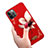 Custodia Silicone Gel Morbida Fiori Cover per Apple iPhone 12 Pro Max
