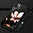 Custodia Silicone Gel Morbida Fiori Cover per Apple iPhone 12 Pro Max Marrone