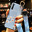 Custodia Silicone Gel Morbida Fiori Cover per Huawei Enjoy 10S