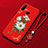 Custodia Silicone Gel Morbida Fiori Cover per Huawei Enjoy 9s Colorato